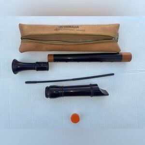 Yamaha Black and Tan Alto Recorder